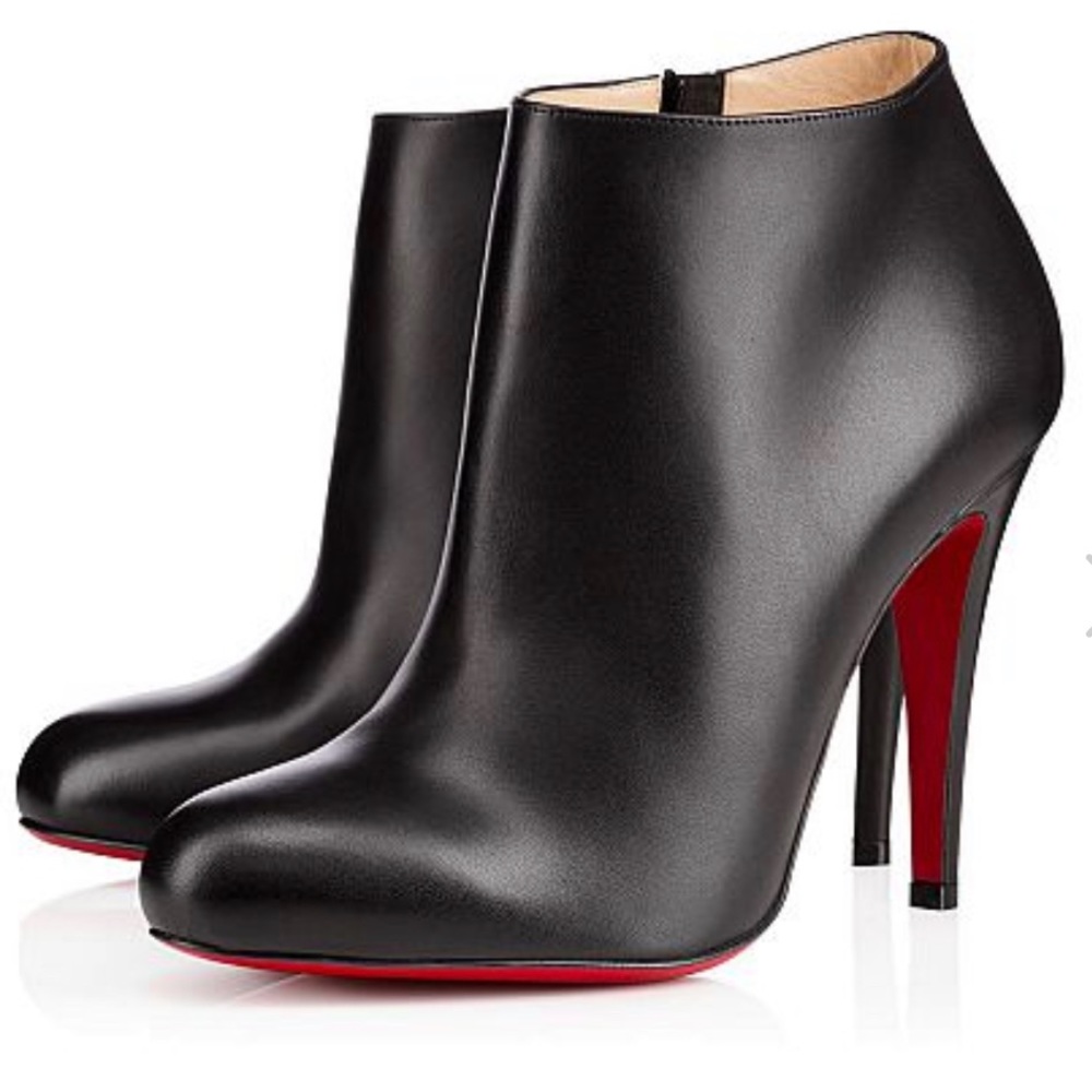Christian Louboutin *Belle 100* in black leather